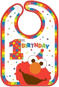 Elmo Turns One Bib