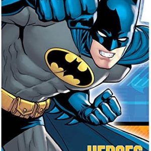 Batman Heroes 8 Postcard Invitations, Envelopes, Stickers, Seals, Party Supplies