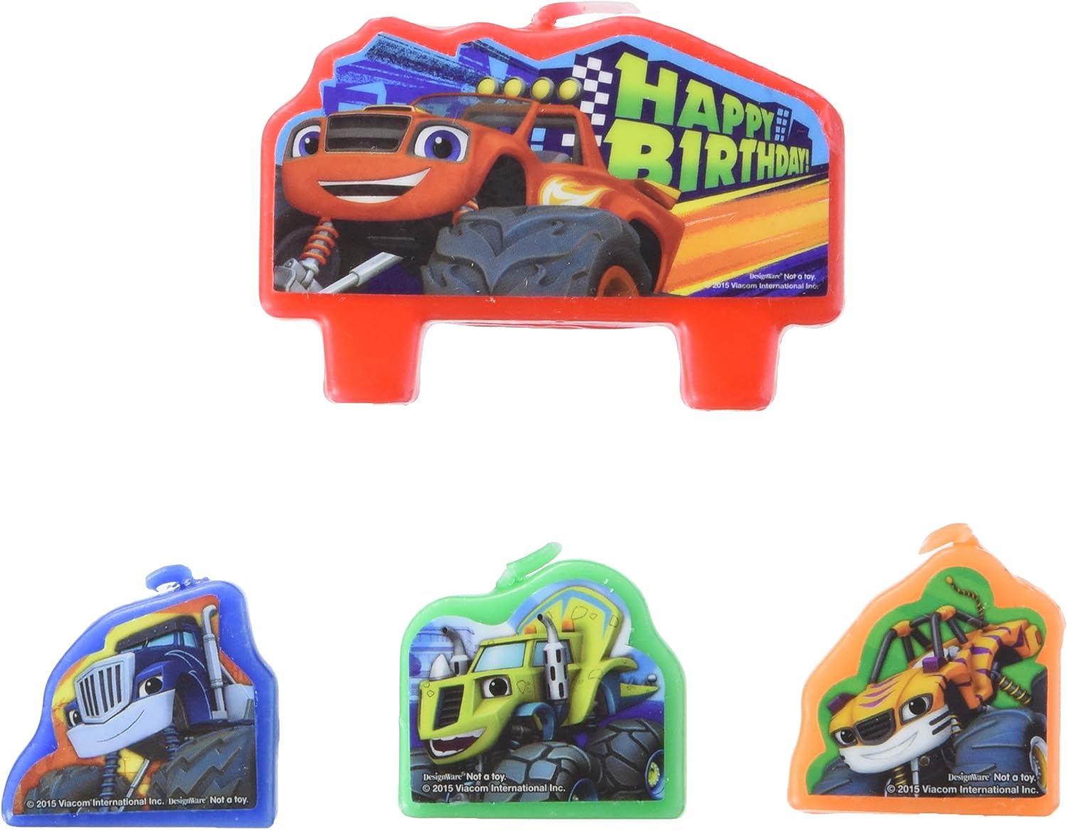 Blaze and The Monster Machines Birthday Candle Set