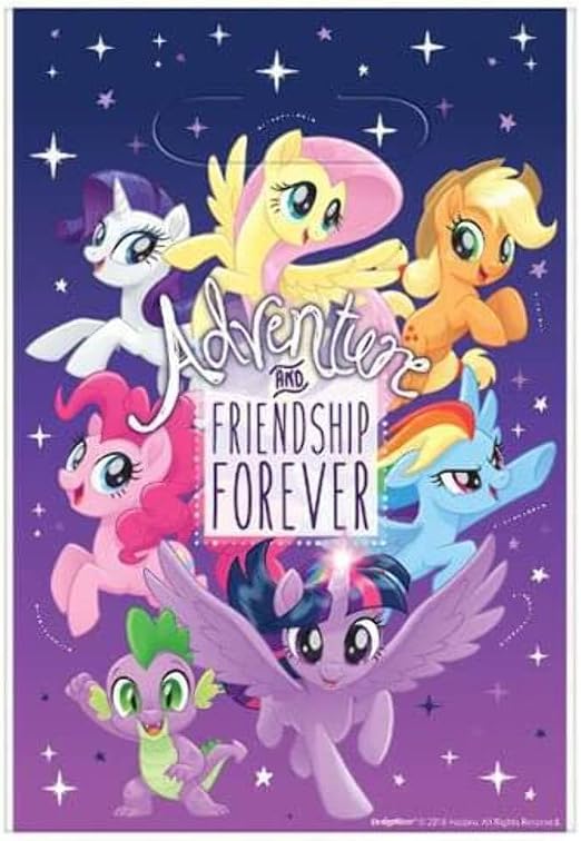 My Little Pony Friendship Adventures Folded Loot Bags