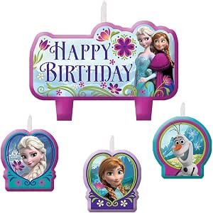 Frozen Birthday Candle Set (Set of 4