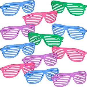 Oriental Trading Shutter Shading Glasses (12-Pair)