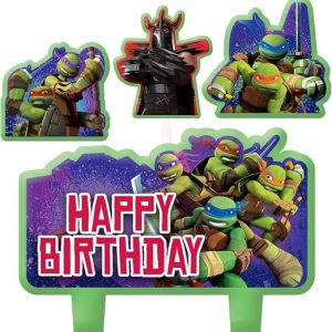 Teenage Mutant Ninja Turtles Birthday Candle Set