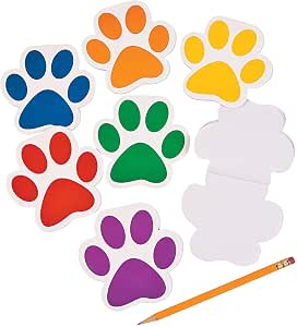 Paw Print Notepads - 24 ct by Party Supplies [unknown_binding]