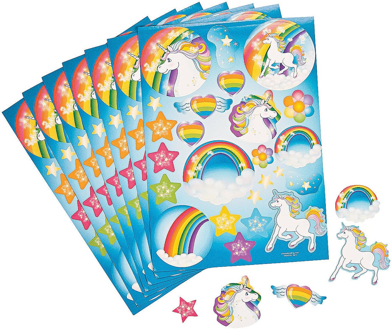 Unicorn Sticker Sheet (Set 6)