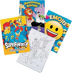 Fun Express - More Fun Coloring Books (6dz) - Stationery - Activity Books - Coloring Books - 72 Pieces