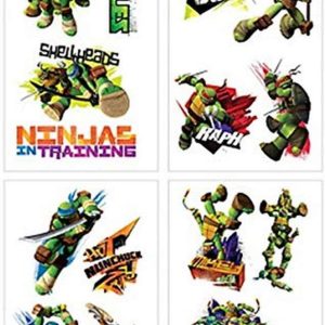 Amscan Teenage Mutant Ninja Turtles Tattoo Favor 8 Pieces