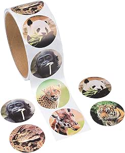 100 Adorable Kitty CAT Stickers/Kitten/Kitties/Classroom Rewards/Collectible/Party Favors/Roll of 100