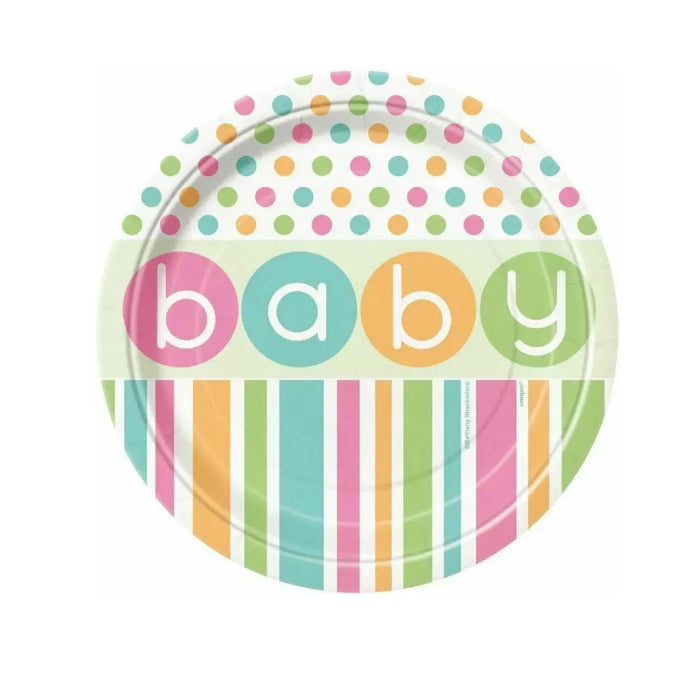 Baby Shower Party Paper Plates
