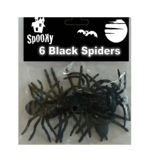 Spooky Black Spider Halloween Toys