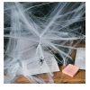 Stretchable Spider Web Spooky Halloween Party Ghost Decoration +1 Spiders Scary