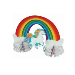 Unicorn Rainbow Party Table Centrepiece